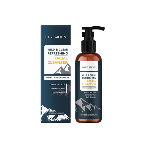 East Moon Nourishing Face Cleanse For Men, Gentle Cleansing Face Cleanser With Refreshing Oil Control